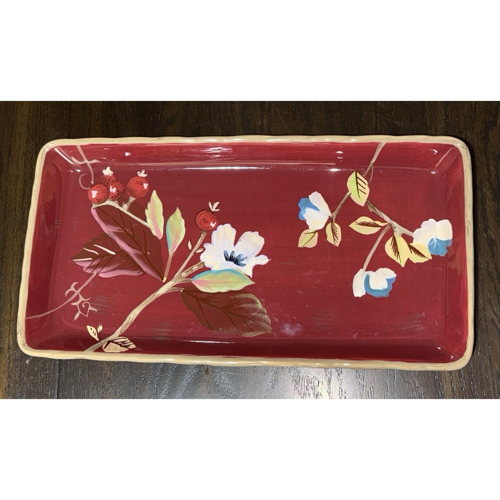 Tracy Porter ~ The Henna Collection ~ Sandwich/Snack Tray ~ Excellent Condition